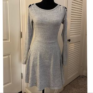 Crisscross Cold Shoulder Dress